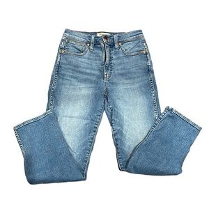 Madewell stovepipe denim. Size 25